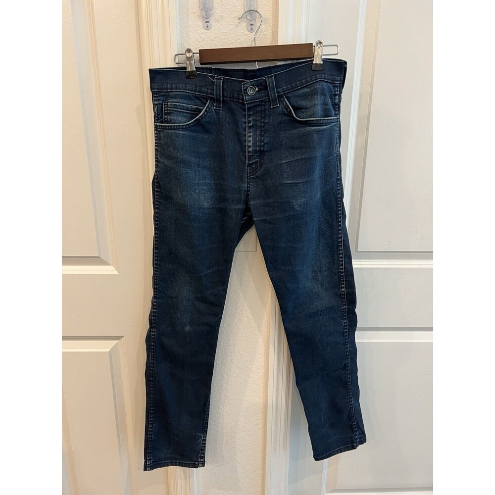 Rare Levi's 508 Men’s W31 L30 (31x29) Stretch Jeans Blue Denim Black Tab